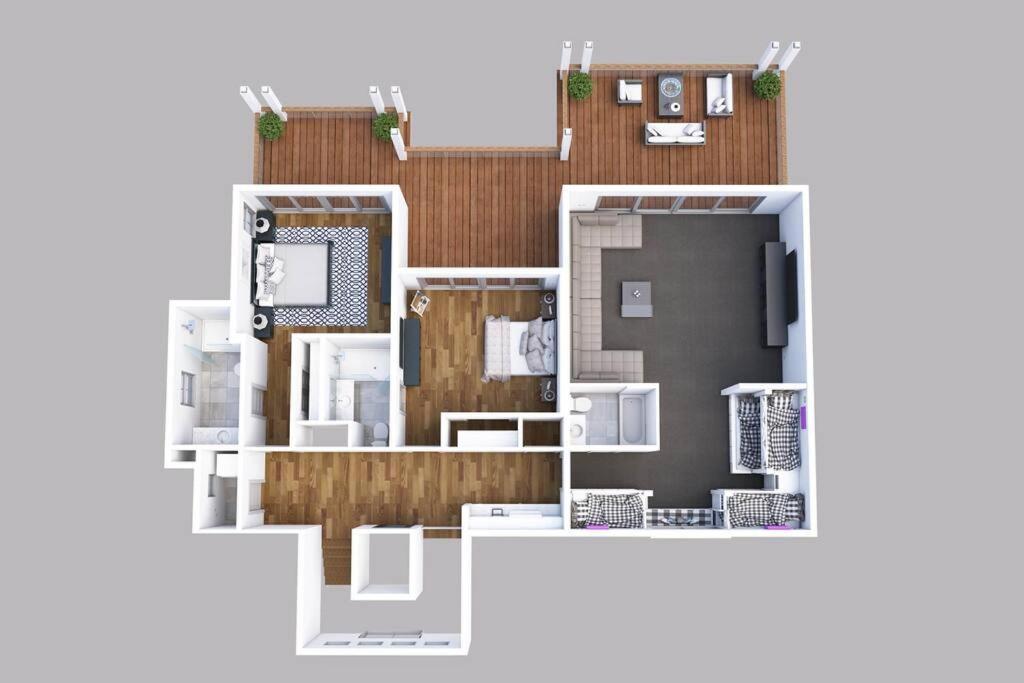 جزيرة النخيل New Waterfront Home With Deep Water Dock المظهر الخارجي الصورة