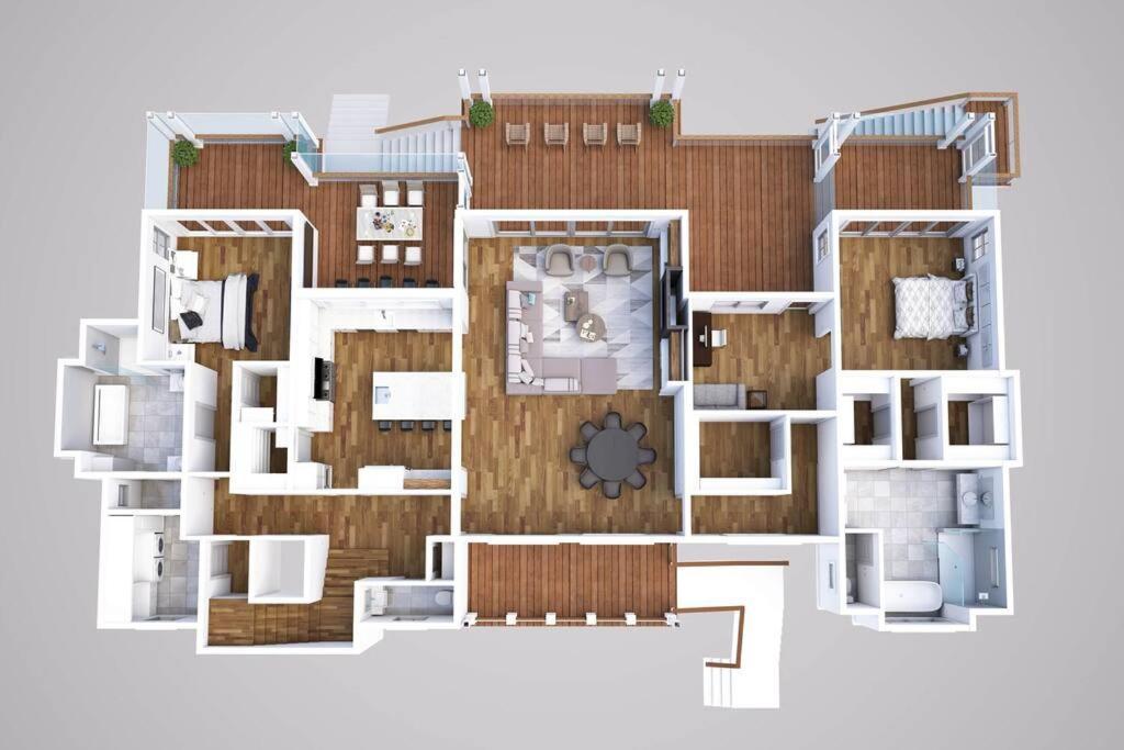 جزيرة النخيل New Waterfront Home With Deep Water Dock المظهر الخارجي الصورة