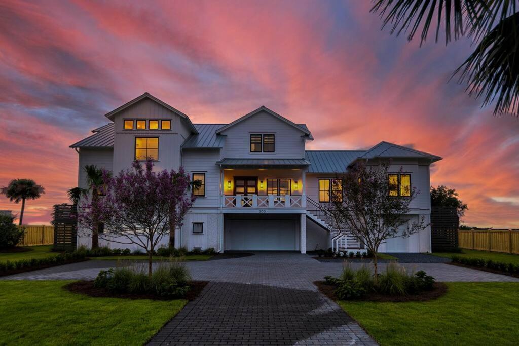 جزيرة النخيل New Waterfront Home With Deep Water Dock المظهر الخارجي الصورة